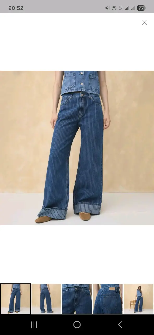 Jeans Wide Leg - 1