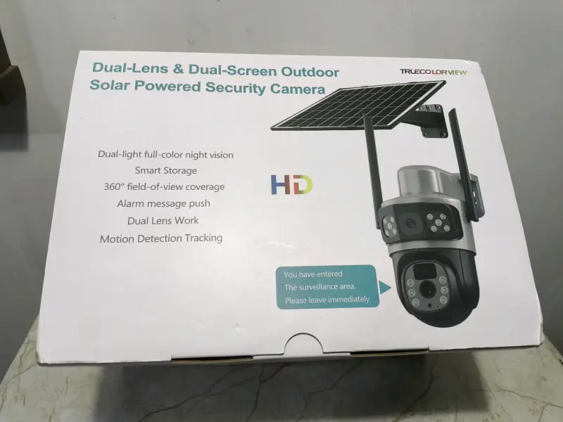 Cámara de Seguridad Solar Dual-Lente - 1
