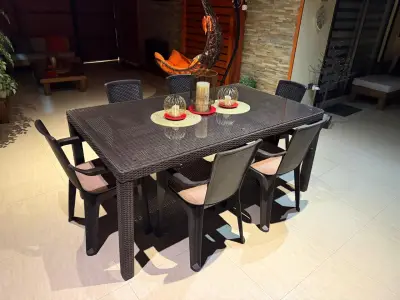 Juego de comedor de exterior - miniatura 1