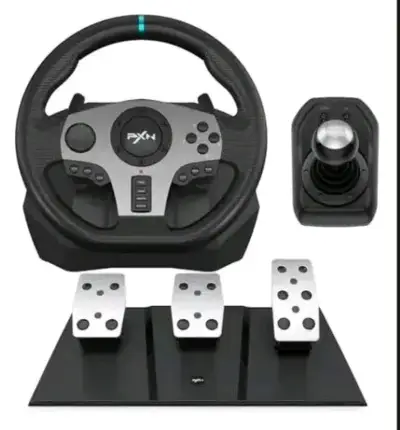 Volante y pedales PXN para gaming - miniatura 2