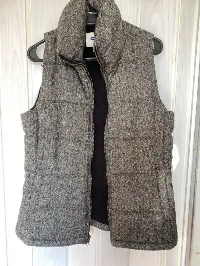 Chaqueta sin mangas gris Old Navy - miniatura 1