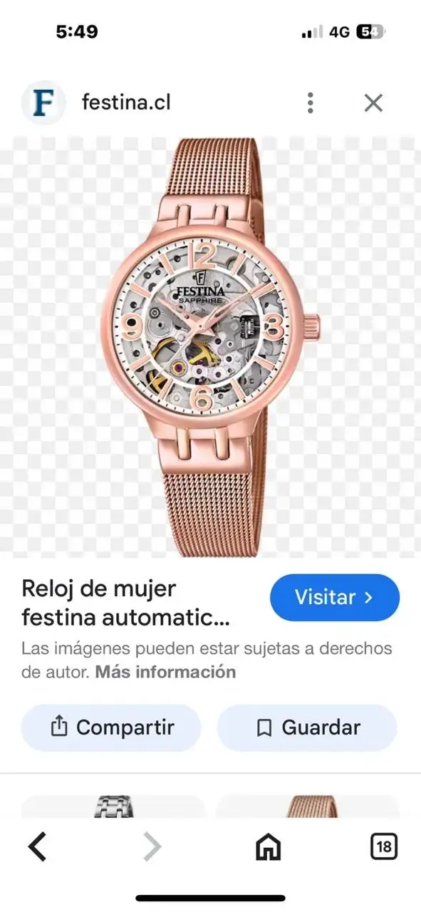 Reloj Festina automático Skeleton - 2