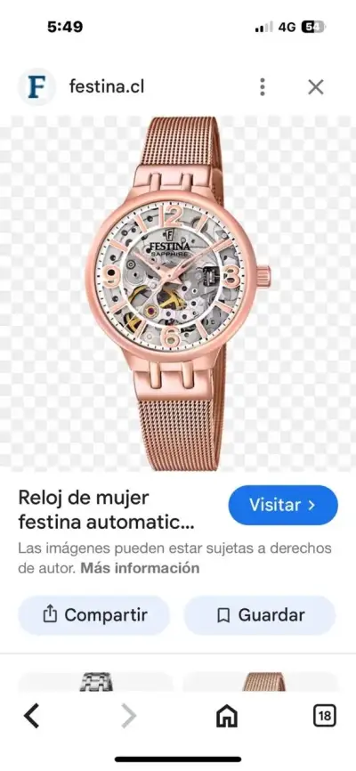 Reloj Festina automático Skeleton - miniatura 2