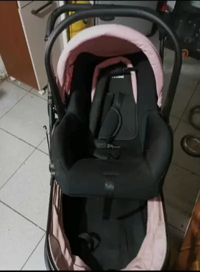 Coche para bebé con porta bebés - miniatura 3