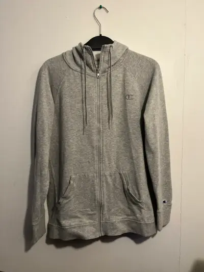 Chaqueta Champion Powerblend Full-Zip Gris Talla M - miniatura 1