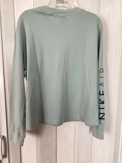 Polera Nike Air manga larga verde menta - miniatura 4
