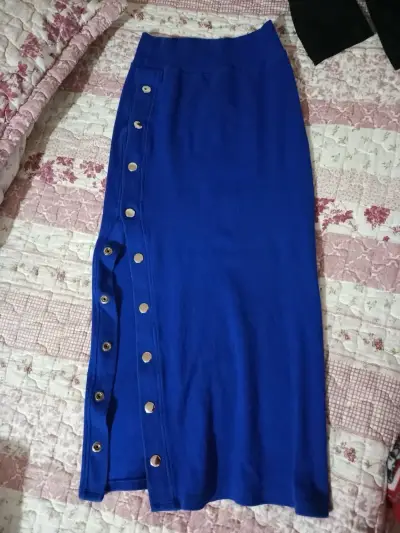 Top strapless azul con estrella - miniatura 2