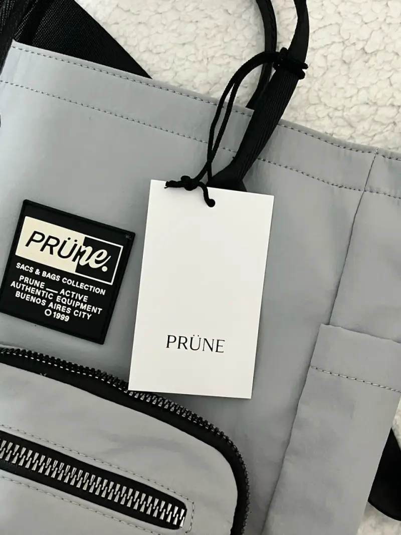 Bolso tote color gris Prüne - 5
