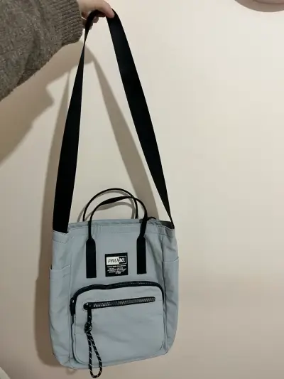 Bolso tote color gris Prüne - miniatura 6