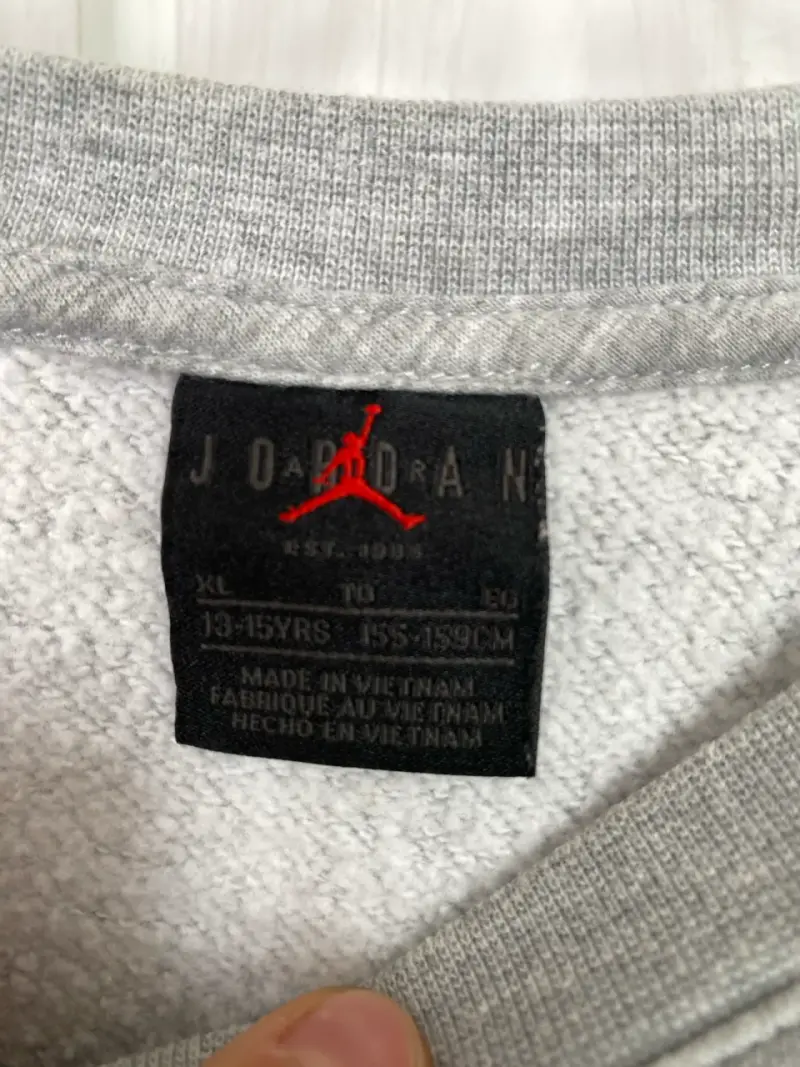 Polerón gris Jordan con logo - 2