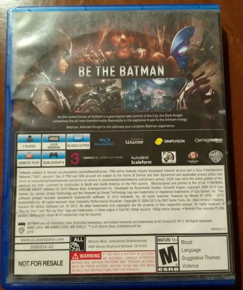 Juego PS4 Batman Arkham Knight - 3