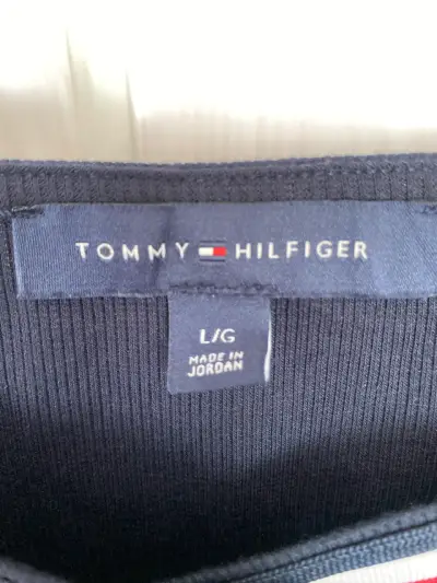 Polera azul Tommy Hilfiger - miniatura 2