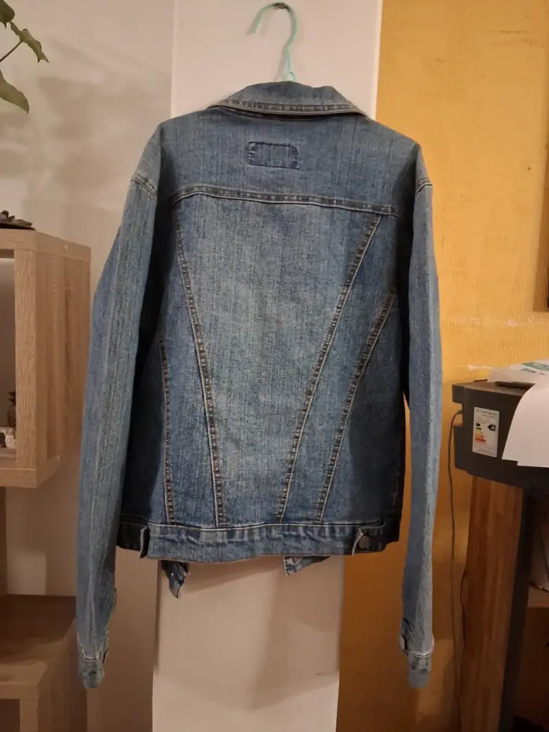 Chaqueta de mezclilla azul - 2