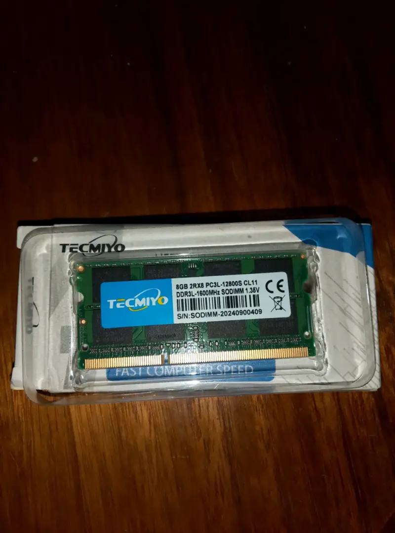 Memoria RAM 8GB DDR3 Tecmiyo