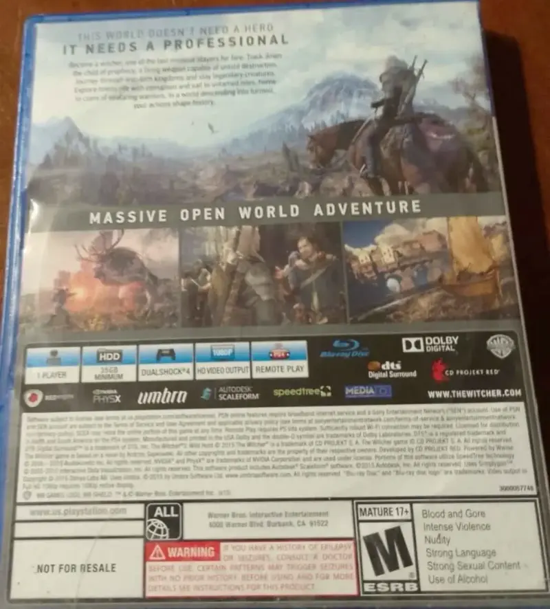 Juego PS4 The Witcher 3 - 3