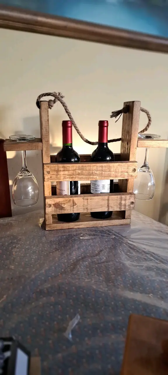 Estante de madera para vino - 3