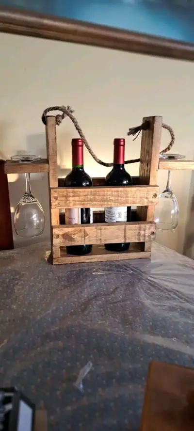 Estante de madera para vino - miniatura 3