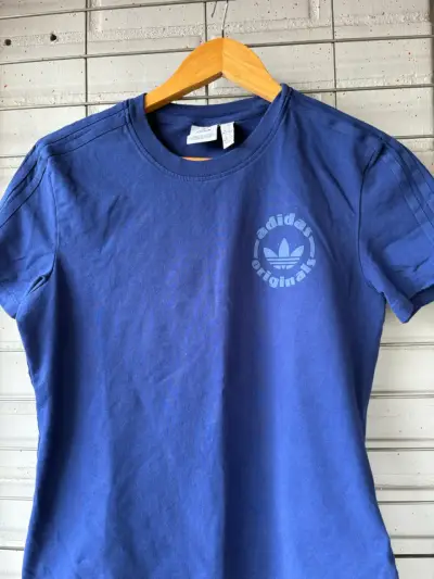 Polera azul Adidas Originals - miniatura 1