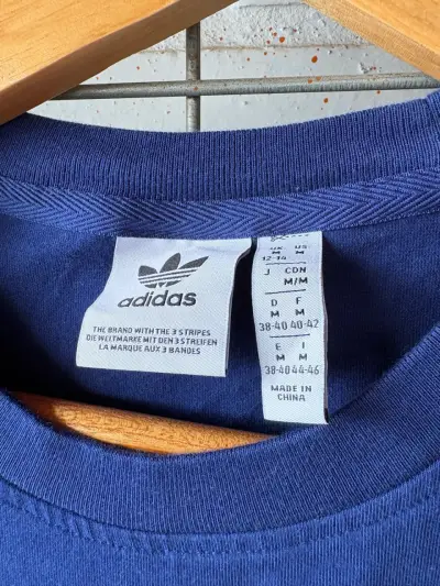 Polera azul Adidas Originals - miniatura 2