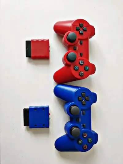 Controles inalámbricos para consola ps2 nuevos - miniatura 1