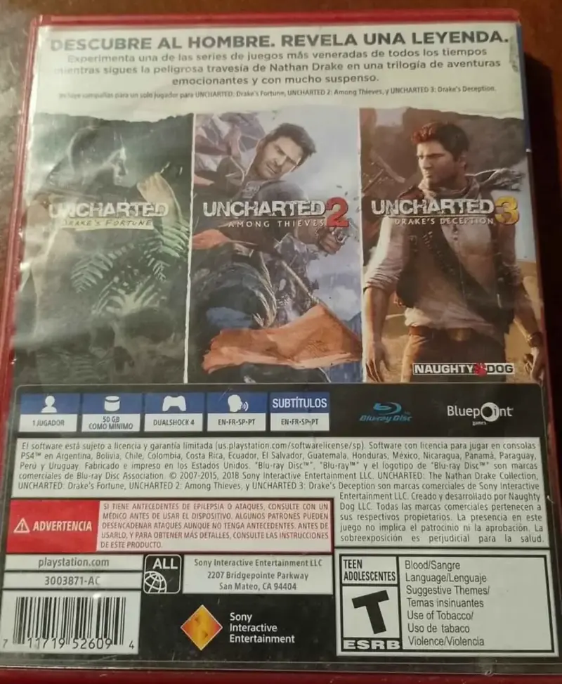 PS4 Uncharted Nathan Drake Collection - 3