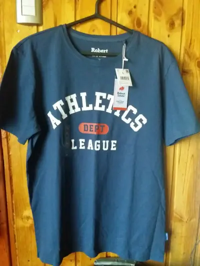 Polera azul Robert Lewis talla L - miniatura 1