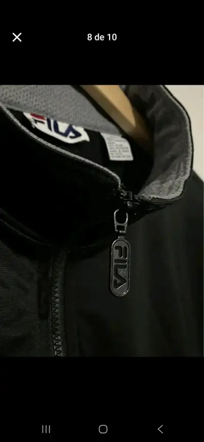 Chaqueta deportiva Fila negra - miniatura 3