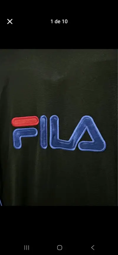Chaqueta deportiva Fila negra - miniatura 4