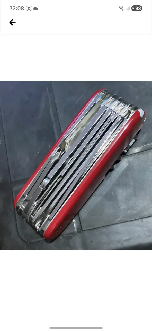 Navaja suiza multiusos roja - 3