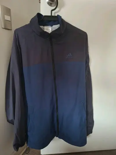 Chaqueta deportiva azul Adidas - miniatura 1