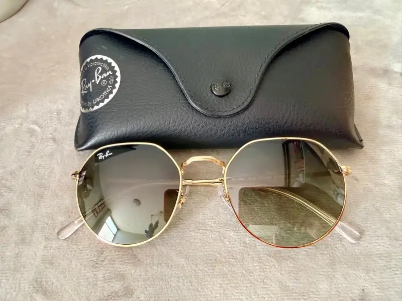Gafas de sol Ray-Ban doradas - 1