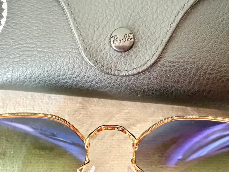 Gafas de sol Ray-Ban doradas - 4