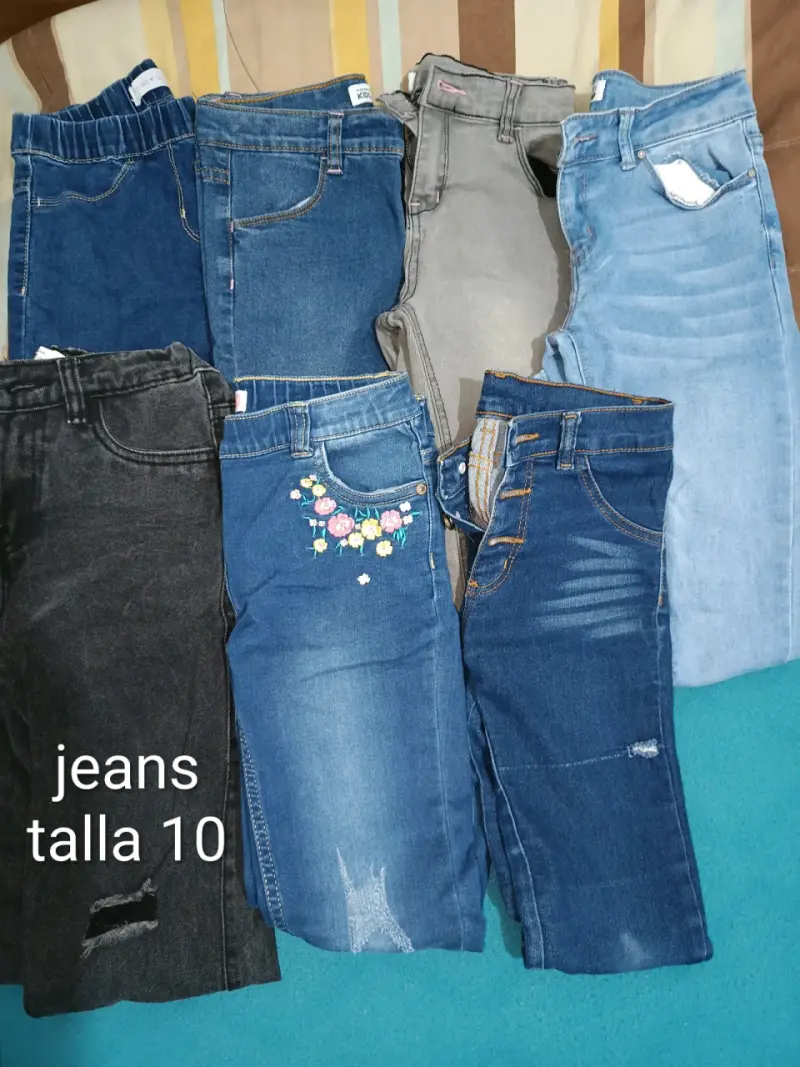 Pack de jeans talla 10