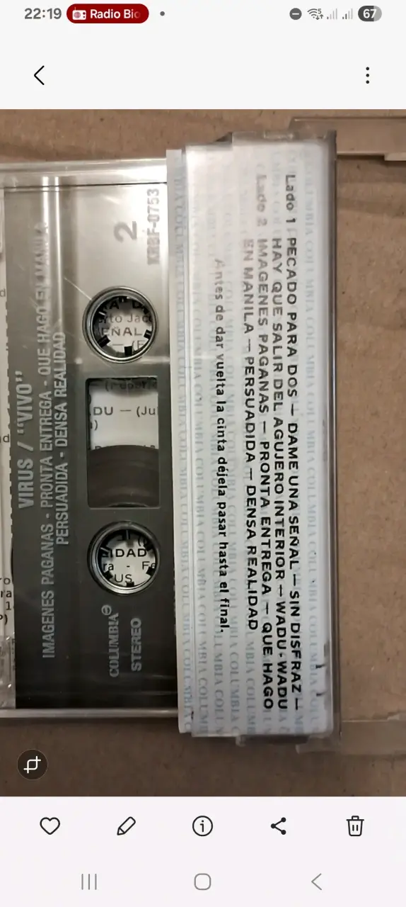 Cassette Virus Vivo - 2