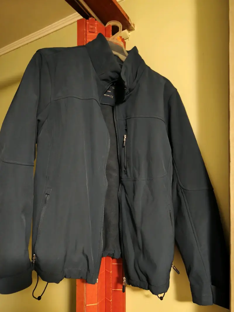Chaqueta azul con cierre - 4