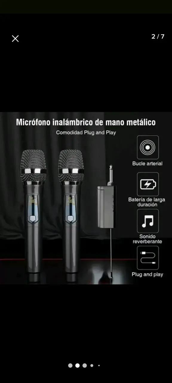 Set de micrófonos inalámbricos - 5
