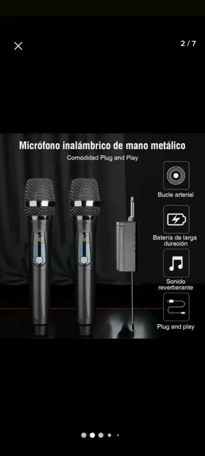 Set de micrófonos inalámbricos - miniatura 5