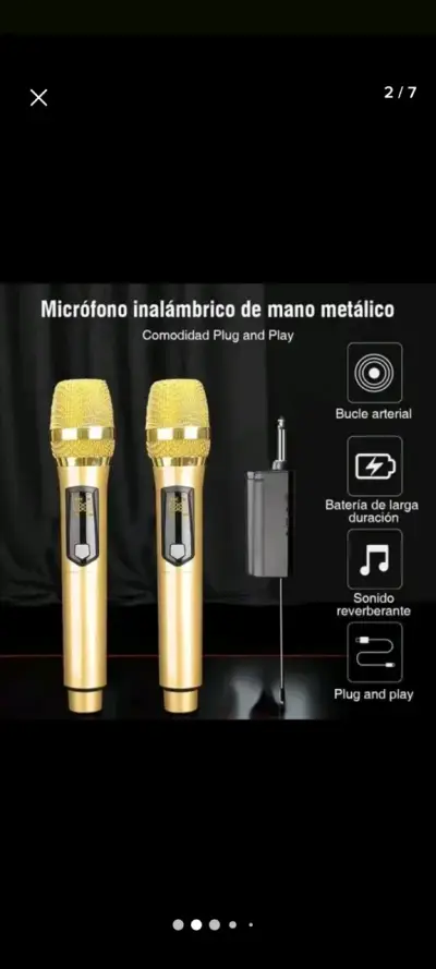 Set de micrófonos inalámbricos - miniatura 6