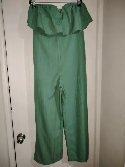 Pantalón verde holgado - miniatura 1