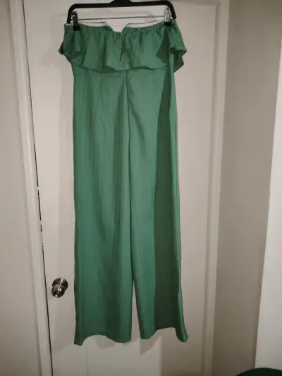 Pantalón verde holgado - miniatura 2