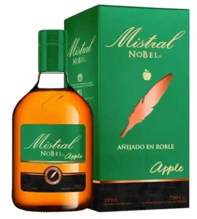 Pisco Mistral Nobel Apple 750ml - miniatura 1
