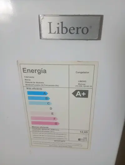Congelador blanco grande - miniatura 2