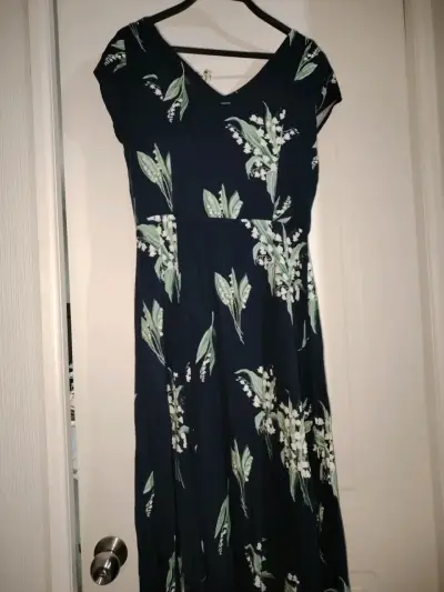 Vestido floral azul - miniatura 2