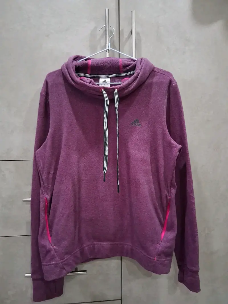 Polerón morado Adidas talla M - 1