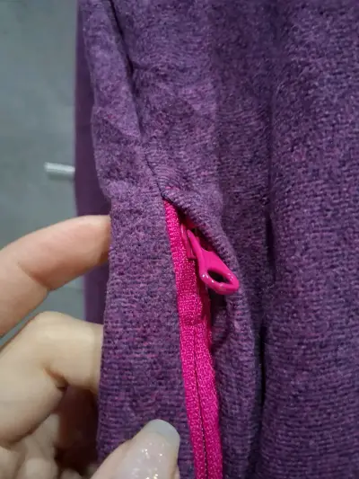 Polerón morado Adidas talla M - miniatura 2