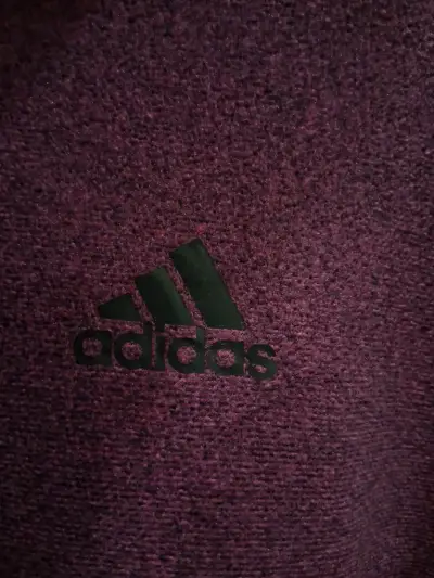 Polerón morado Adidas talla M - miniatura 3