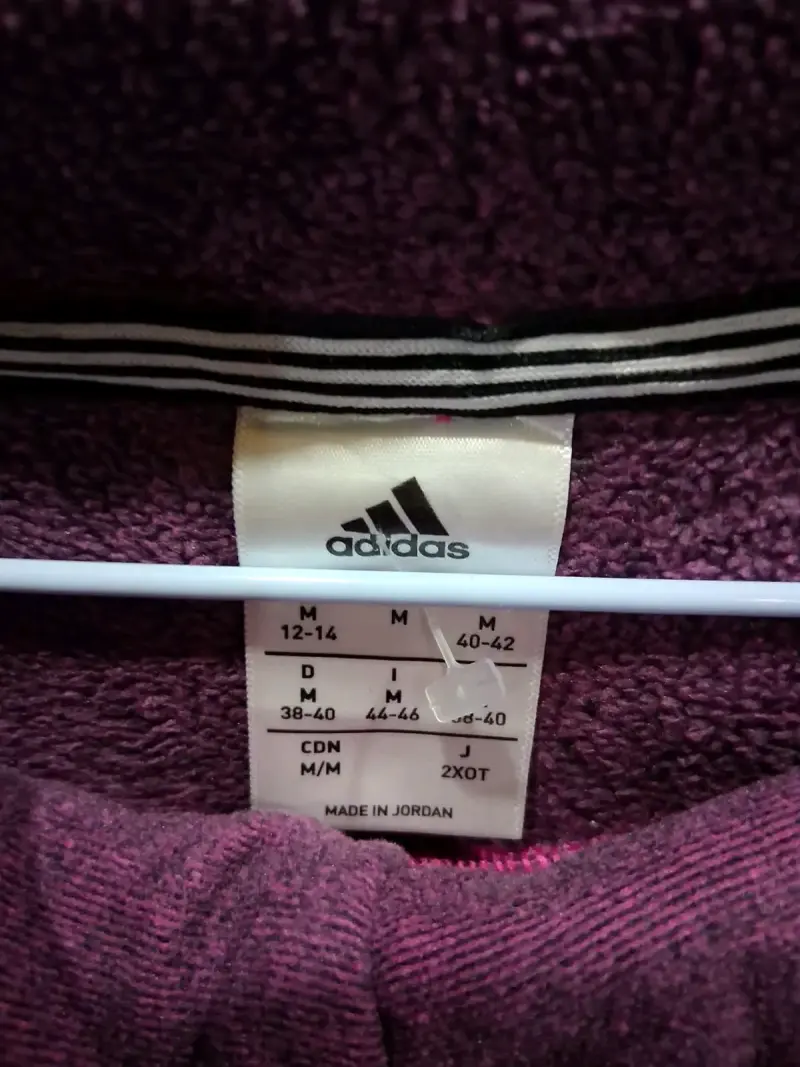 Polerón morado Adidas talla M - 4
