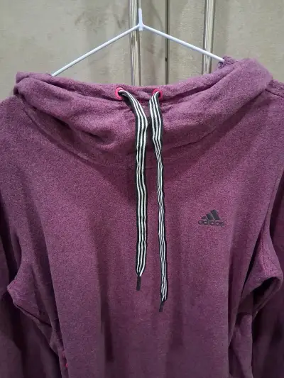 Polerón morado Adidas talla M - miniatura 6