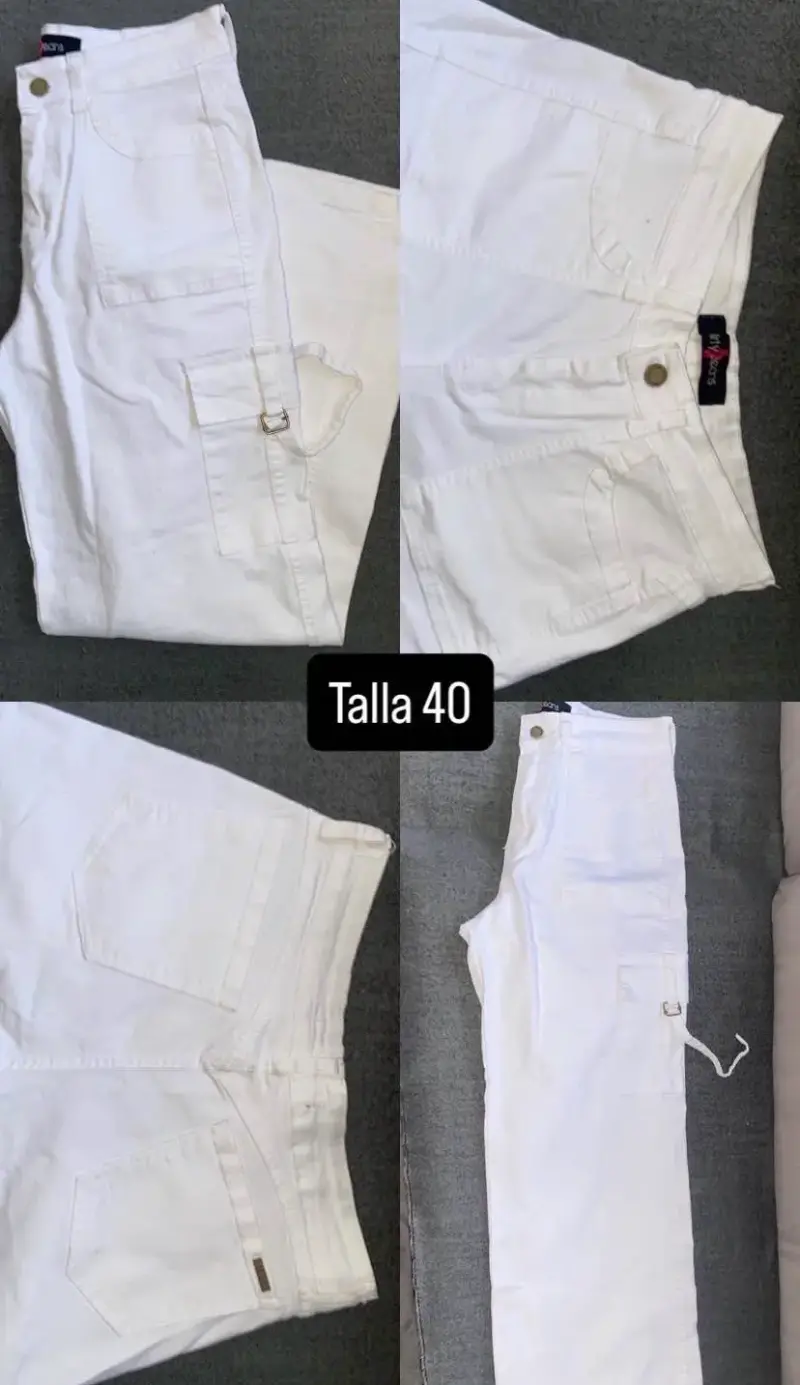 Pantalón blanco talla 40