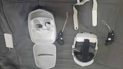 Meta quest 3s + Elite Strap con bateria + caja - miniatura 2